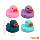 Резиновые игрушки для ванны Крошка Я «Уточки», брызгалки, 4.5 см, в наборе 4 шт. - Фото 2