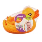 Резиновые игрушки для ванны Крошка Я «Мыльница: Мама уточка и утята», 15 см, с пищалкой, в наборе 4 шт. - Фото 5