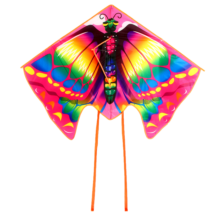 Воздушный змей «Бабочка», цвета МИКС - фото 1906576965