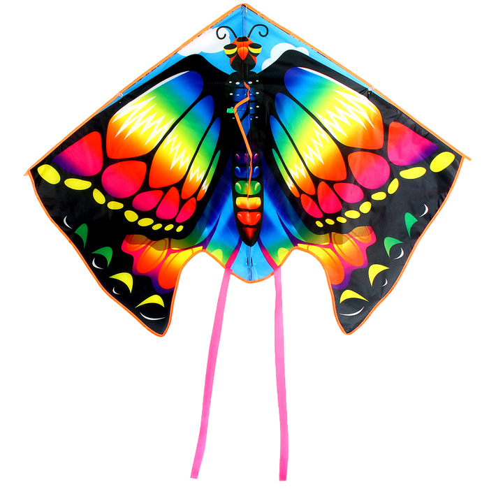 Воздушный змей «Бабочка», цвета МИКС - фото 1906576966