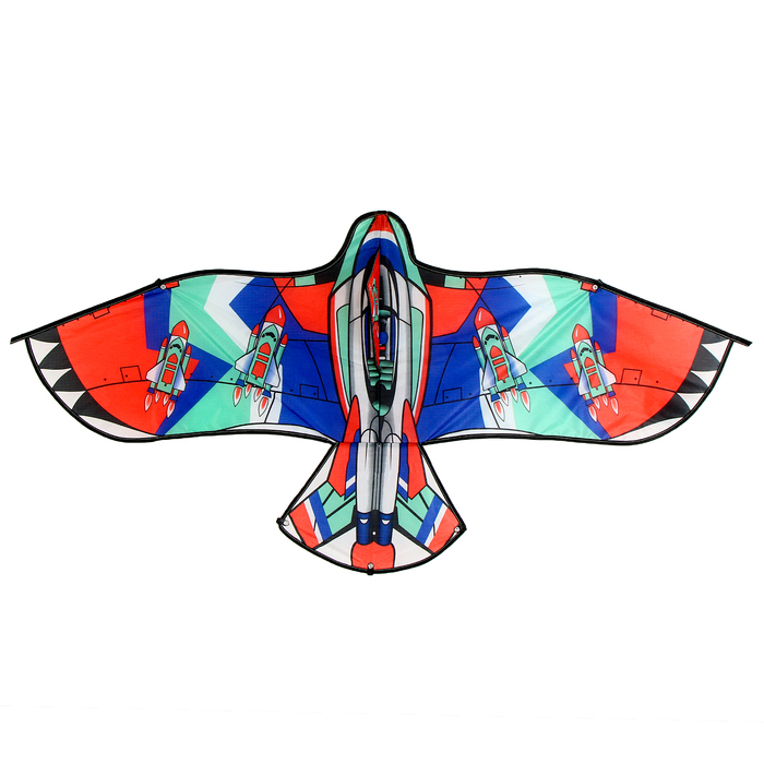 Воздушный змей «Самолёт», цвета МИКС - фото 1906576982