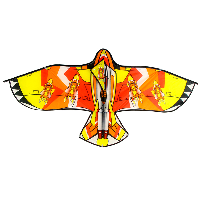 Воздушный змей «Самолёт», цвета МИКС - фото 1906576984