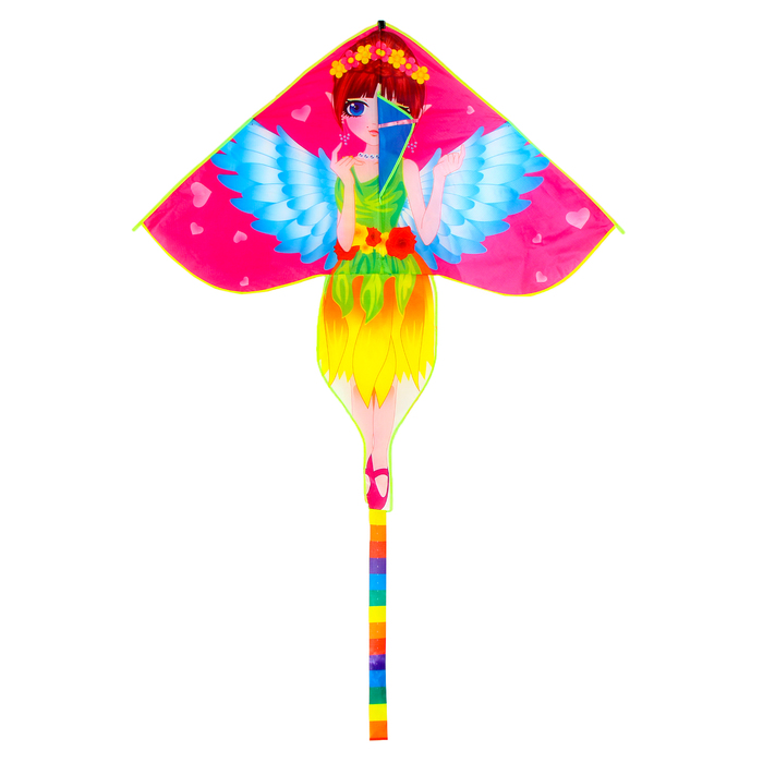 Воздушный змей «Фея», цвета МИКС - фото 1906576997