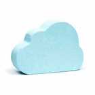 Бомбочка для ванны "Облако" голубая, радужная, 150 г - фото 320997482