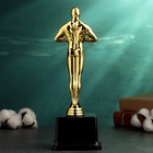 Кубок наградной с фигуркой «Оскар», 9×6×25 см - Фото 4