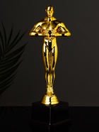 Кубок наградной с фигуркой «Оскар», 9×6×25 см - Фото 6