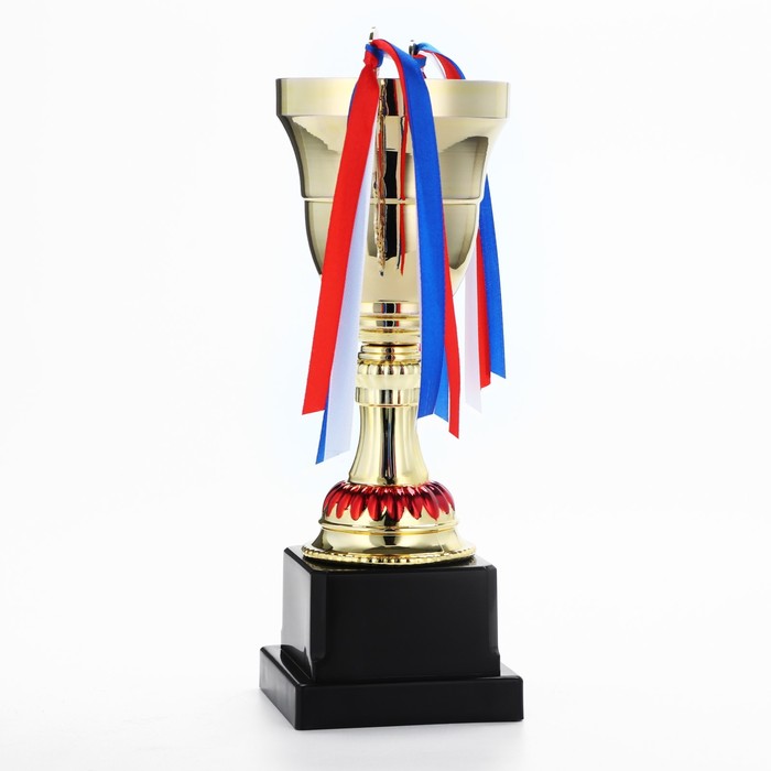 Кубок 185В, наградная фигура, золото, триколор, подставка пластик, 26 × 16 × 8,5 см. - фото 1928477684