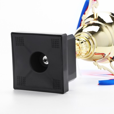 Кубок 185С, наградная фигура, золото, подставка пластик, триколор, 25 × 15 × 8 см