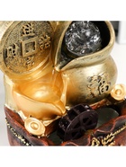 Фонтан настольный «Китайская монета богатства», от сети, 11×14×20 см 10155824