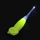 Палочка для чистки ушей LES-02, LED-подсветка, 3 насадки, от батареек, лягушка - Фото 4