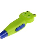 Палочка для чистки ушей LES-02, LED - подсветка, 3 насадки, от батареек, лягушка - Фото 5