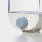 Контейнер с дозатором для хранения сыпучих продуктов, 11.8×9.5×19 см, 1 л, белый - Фото 5