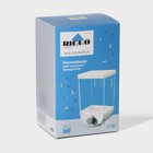 Контейнер с дозатором для хранения сыпучих продуктов, 11.8×9.5×19 см, 1 л, белый - Фото 9