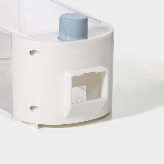 Контейнер-дозатор для хранения сыпучих 11,8х9,5х25,5 см, 1,5 л, на 1,5 кг, цвет белый