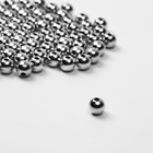 Бусина «Гематит» d=6 мм, (набор 10 г), цвет серебро - Фото 2