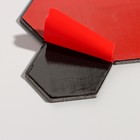 Панель самоклеящаяся 30*30см мозаика соты, темная - фото 24590609