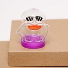 Банка для хранения «Уточка», с крышкой, пластиковая ёмкость, основа для творчества и декора, размер — 5.5×5×4.5 см, цвета МИКС - Фото 1