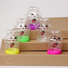 Банка для хранения «Зайка», с крышкой, пластиковая ёмкость, основа для творчества и декора, размер — 6×4×4 см, цвета МИКС - Фото 3