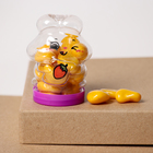 Банка для хранения «Зайка», с крышкой, пластиковая ёмкость, основа для творчества и декора, размер — 6×4×4 см, цвета МИКС - Фото 4