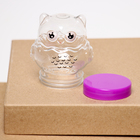 Банка для хранения «Совушка», с крышкой, пластиковая ёмкость, основа для творчества и декора, размер — 5.5×4.5×4 см, цвета МИКС - Фото 2