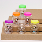 Банка для хранения «Щенок», с крышкой, пластиковая ёмкость, основа для творчества и декора, размер — 6×3.5×4 см, цвета МИКС - Фото 3