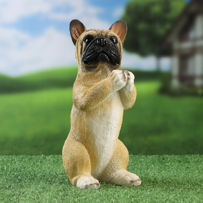 Фигурка полистоун TAKE IT EASY «Попрошайка бульдог», 10×11×20 см - Фото 1