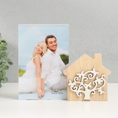 Фоторамка для фото 10×15 см «для фото у дома», 18×3×15 см