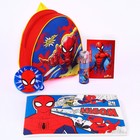 Подарочный набор в рюкзаке. Человек-паук. Блокнот, карандаши цветные, кошелек, альбом - фото 4515744