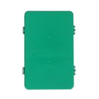 Коробка для мелочей К-12, пластмасс, 19 x 12.5 x 4.7 см, зелёный - фото 11136576