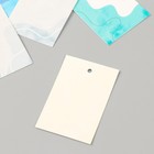 Бирка картон "Минимализм. Море" набор 10 шт (5 видов) 4х6 см - Фото 4