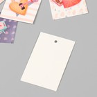 Бирка картон "Моя любовь" набор 10 шт (5 видов) 4х6 см - Фото 4