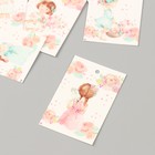Бирка картон "Цветы 03" набор 10 шт (5 видов) 4х6 см - Фото 3
