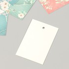 Бирка картон "Цветы 11" набор 10 шт (5 видов) 4х6 см - Фото 4