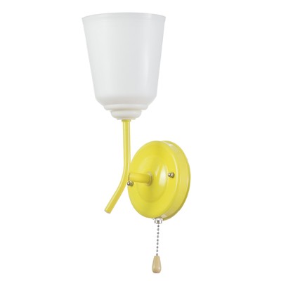 Бра настенное BayerLux «Онлайн», 1×15 Вт, Е27, желтый, 10.5×15×27 см