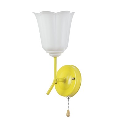 Бра настенное BayerLux «Онлайн», 1×15 Вт, Е27, желтый, 10.5×15×27 см