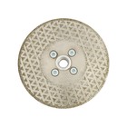 Диск алмазный для резки и шлифовки ТУНДРА, гальванический, сплошной, сухой рез, 125 мм, М14 - Фото 6