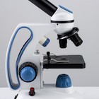Микроскоп лабораторный кратность 40,100,400, подсветка - фото 9073458