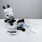 Микроскоп лабораторный, кратность увеличения 40-400х, с подсветкой - Фото 1