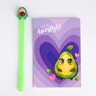 Подарочный набор для девочки «Авокадик», сумка, ручка, блокнот - Фото 3