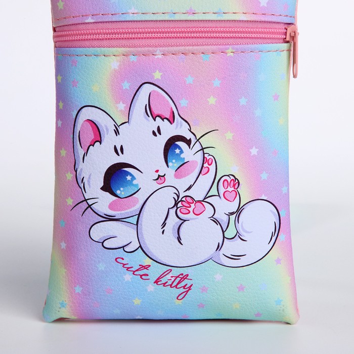 Набор для девочки "Волшебный котёнок": сумка, ручка, блокнот