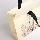 Сумка хозяйственная без застёжки, цвет бежевый - Фото 4