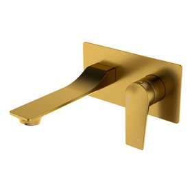 Смеситель для раковины WasserKraft 5530, однорычажный, встроенный, золото