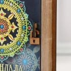 Копилка-шкатулка "Мандала благополучия" 14х12х5 см - фото 23630113