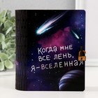 Шкатулка-книга "Когда мне всё лень" 14х12х5 см - фото 321033921