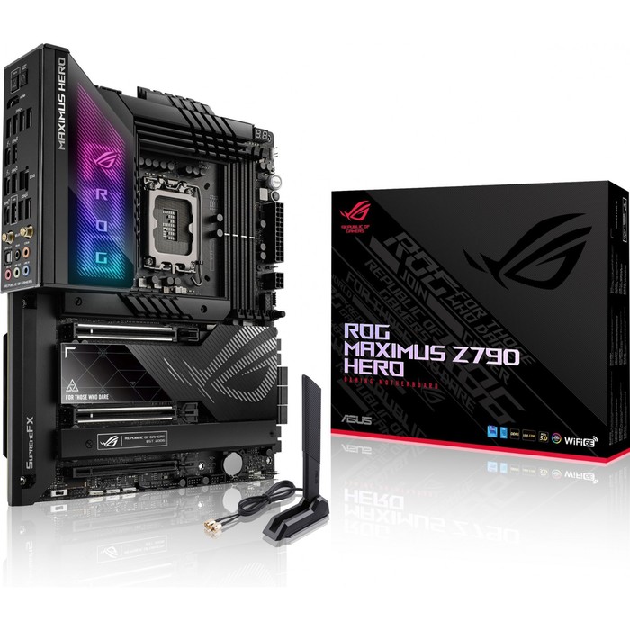 Материнская плата Asus ROG MAXIMUS Z790 HERO Soc-1700 Intel Z790 4xDDR5 ATX AC`97 8ch(7.1)   1029344 - фото 51541248