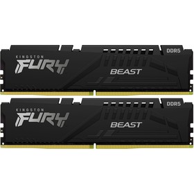 Память DDR5 2x8GB 5600MHz Kingston KF556C40BBK2-16 Fury Beast RTL Gaming PC5-44800 CL40 DIM   102936