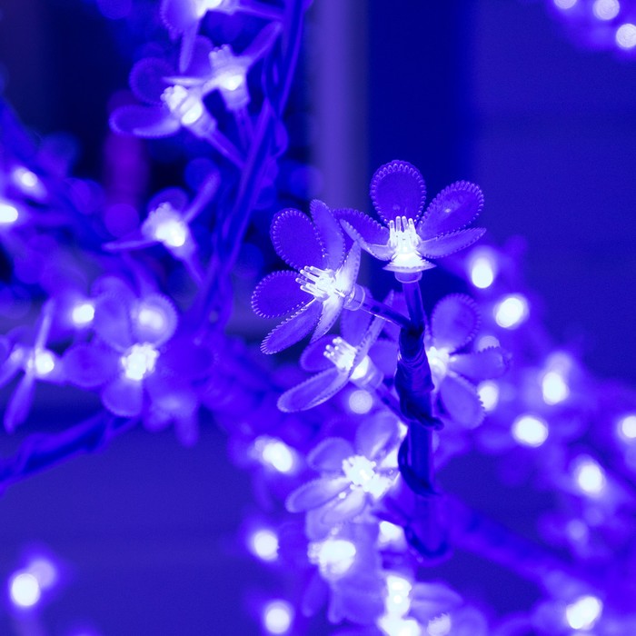 Светодиодное дерево «Акриловое» 1.8 м, 768 LED, постоянное свечение, 220 В, свечение красное/синее - фото 1906578093