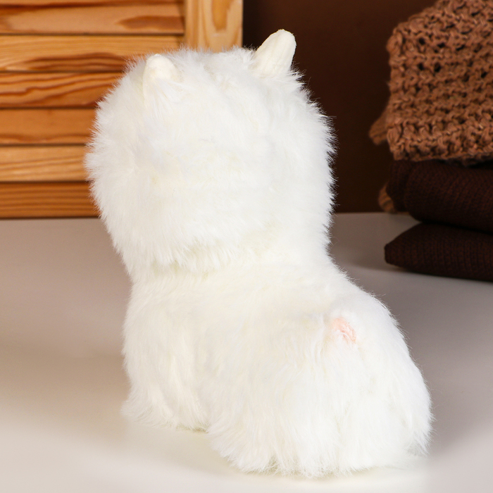 Мягкая игрушка «Лама», 20 см, цвет белый