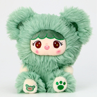 Мягкая игрушка «Кукла» в костюме мишки, 30 см, цвет зелёный - фото 3926220