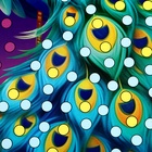 Аппликация жемчужными полубусинами «Прекрасный павлин. 8 марта» - Фото 6